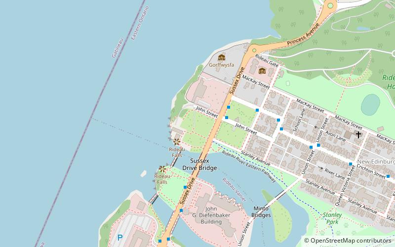 Denkmal für die kanadischen Entwicklungs- und Aufbauhelfer location map