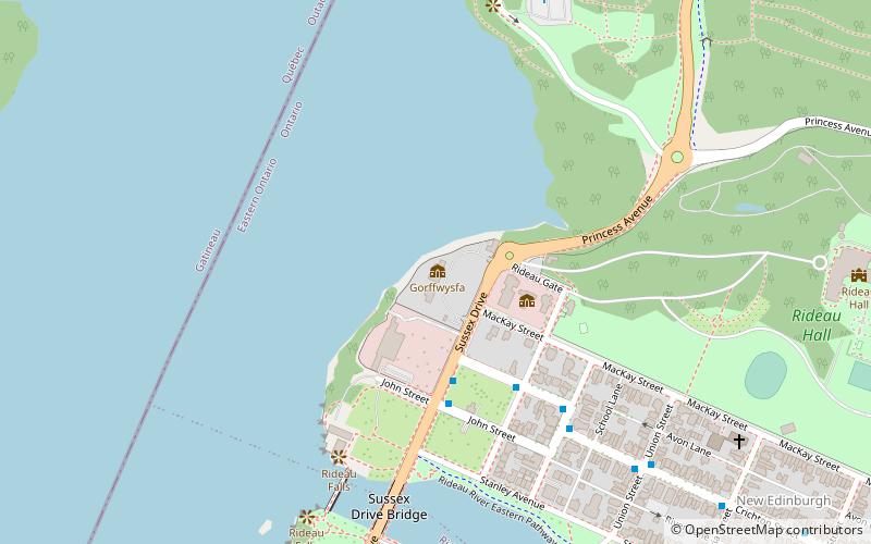 24 Sussex Drive location map