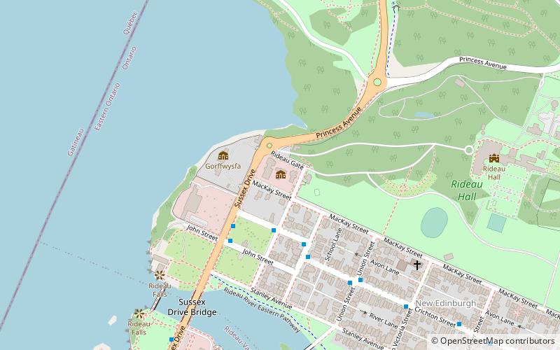 7 Rideau Gate location map
