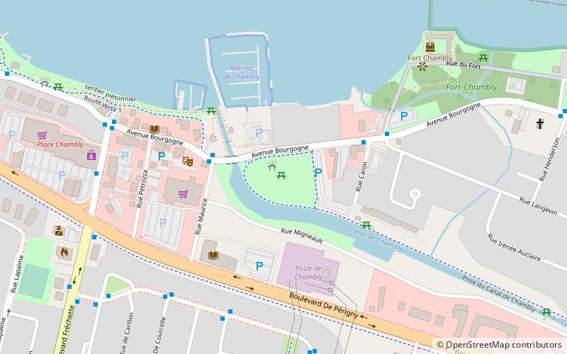parc des ateliers chambly location map