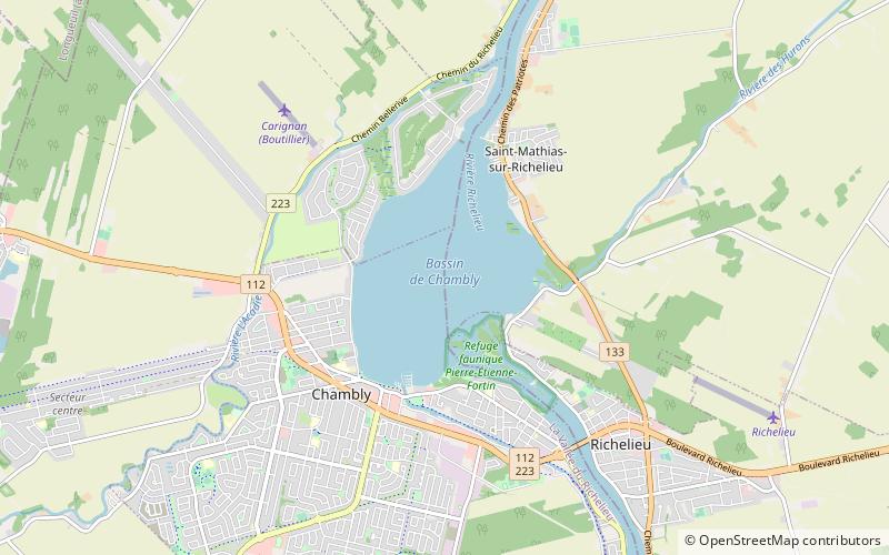 Bassin-de-Chambly location map