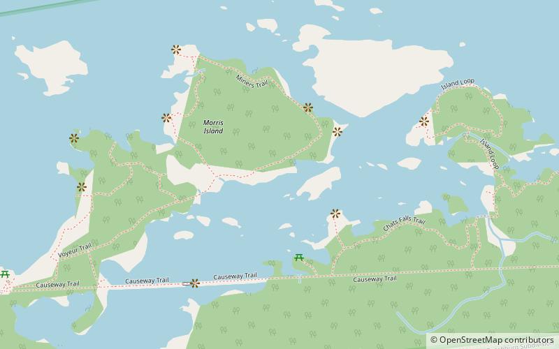Morris Island Conservation Area location map