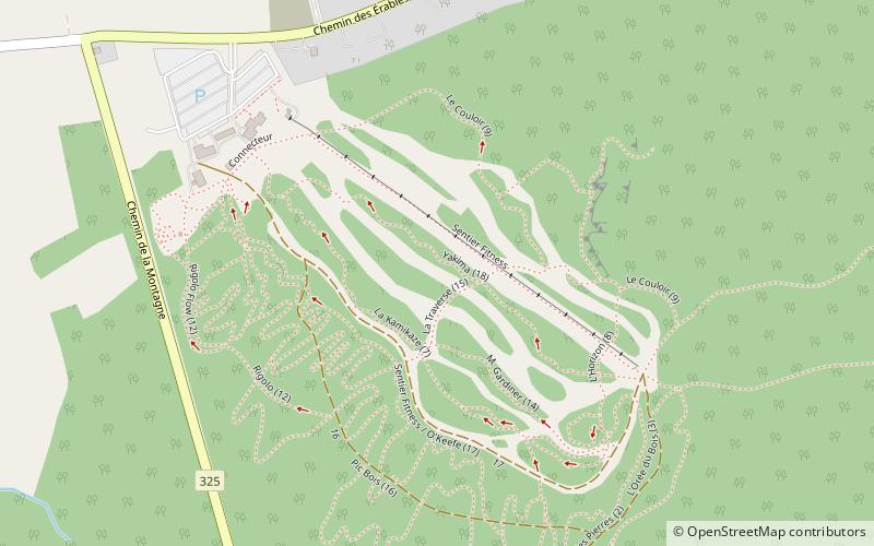 Ski Mont Rigaud location map