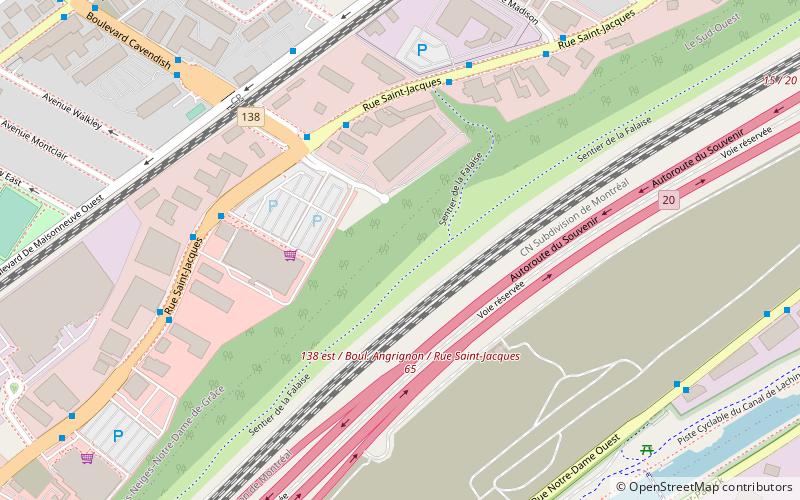 Falaise Saint-Jacques location map