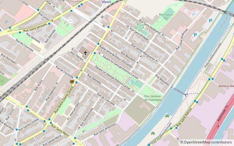 Sir George-Étienne Cartier Square location map