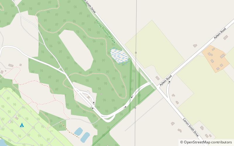 Parc provincial Fitzroy location map