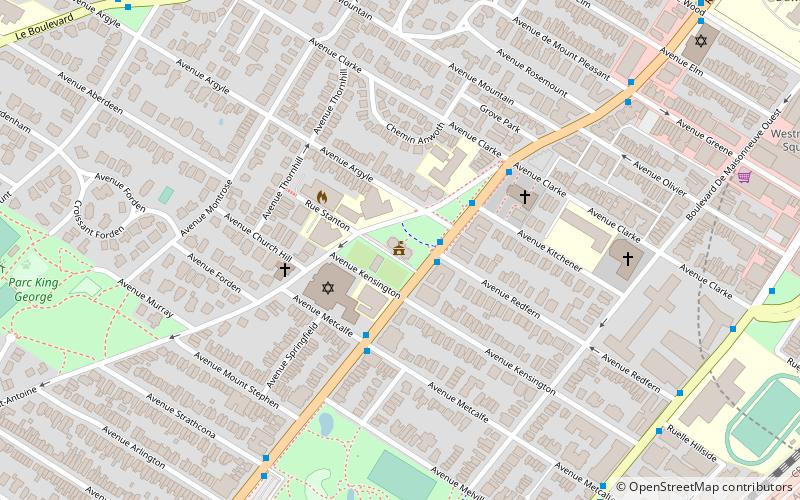 Westmount City Hall location map