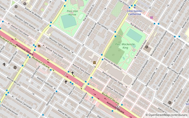 Montreal Holocaust Memorial Centre location map