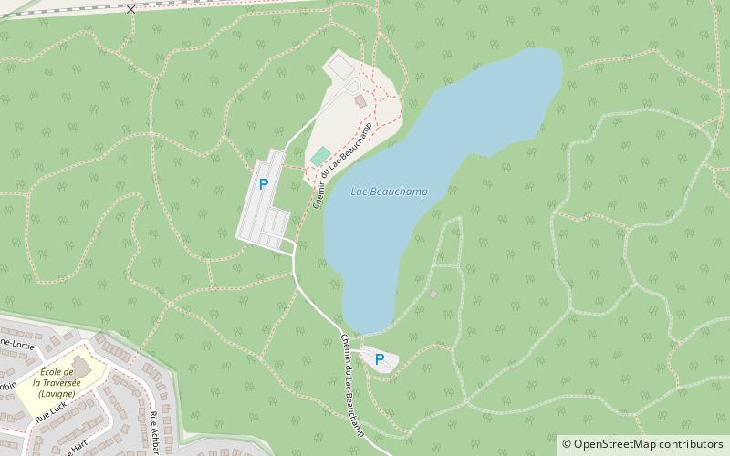 Lac Beauchamp Park location map