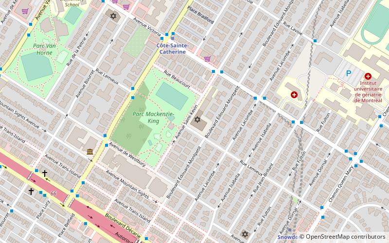 Sinagoga española y portuguesa de Montreal location map