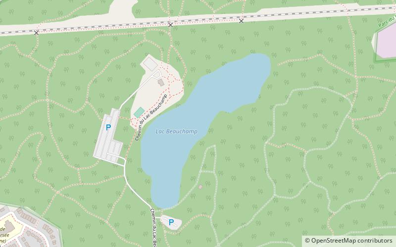Lac Beauchamp location map