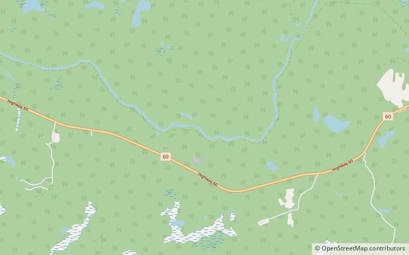 Parc provincial Upper Madawaska River location map