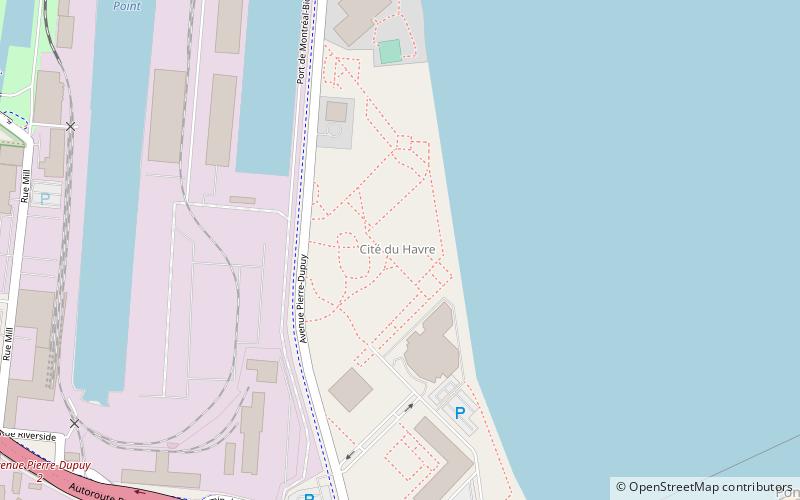 Cité du Havre location map