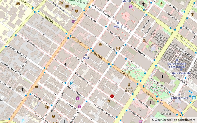 Martlet House location map