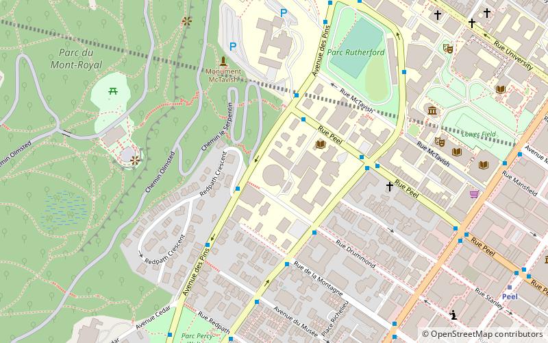 Bibliothèque Osler de l'histoire de la médecine de l'Université McGill location map