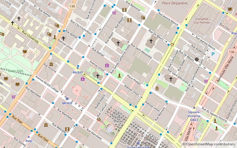 Phillips Square location map