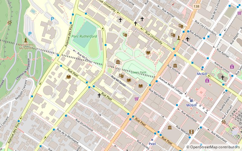 Redpath Hall location map