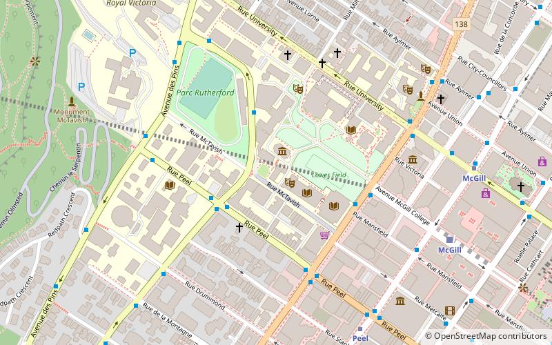 McGill University Institute of Islamic Studies location map