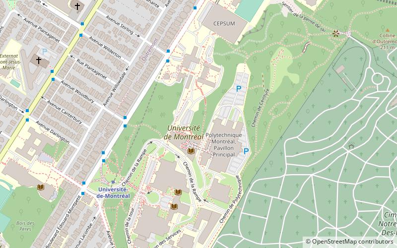 Universidad de Montreal location map