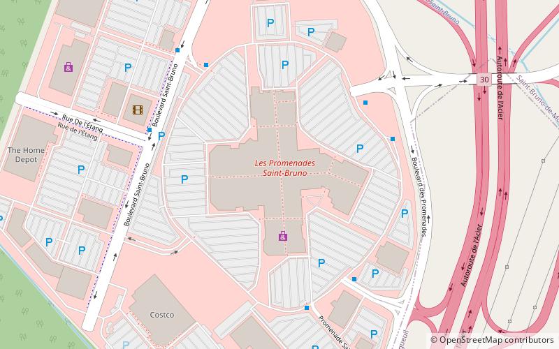 Promenades Saint-Bruno location map