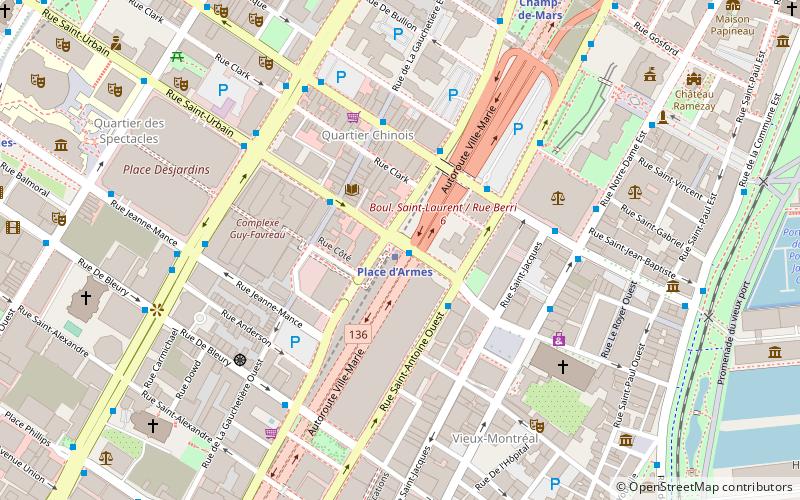 Place d'Armes de Montreal location map