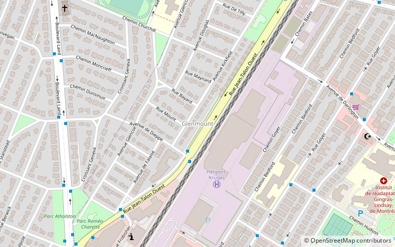 glenmount montreal location map