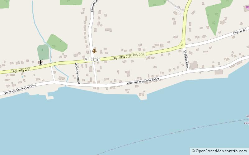 alderney point location map
