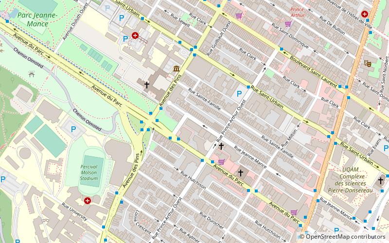 Montréal, arts interculturels location map