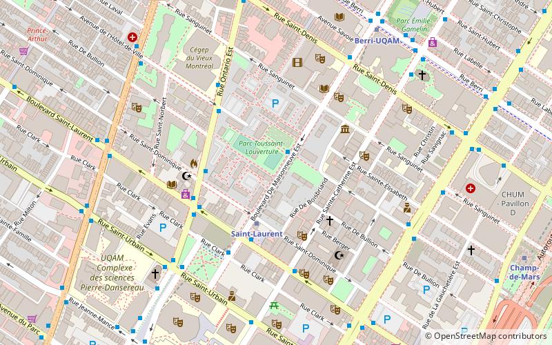 Habitations Jeanne-Mance location map