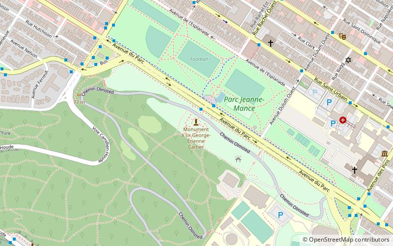 George-Étienne-Cartier-Monument location map