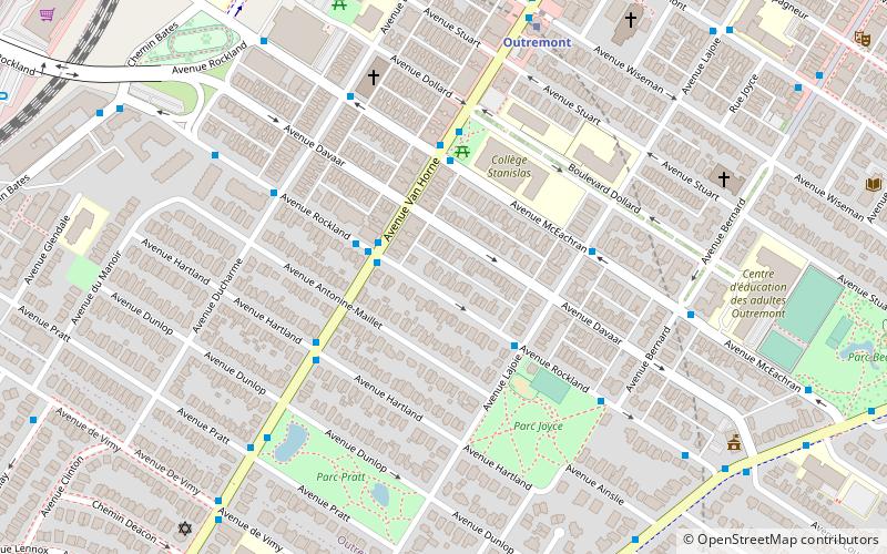 Outremont location map