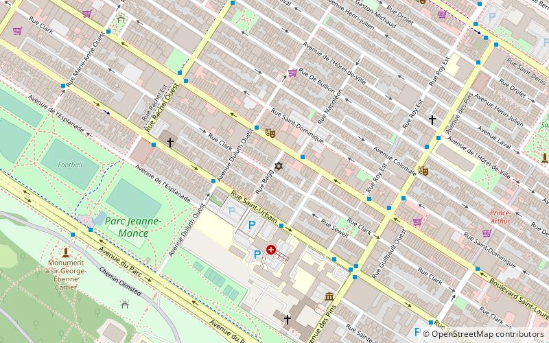 Bagg Street Shul location map
