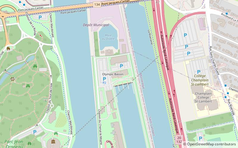 montreal rowing club location map