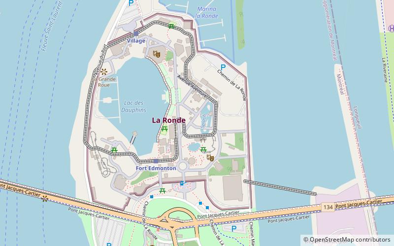 aqua twist montreal location map