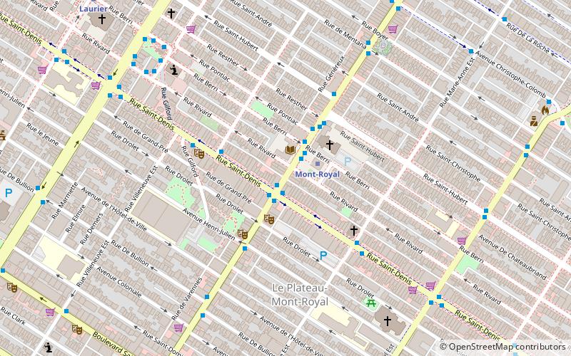 Mount Royal Avenue location map