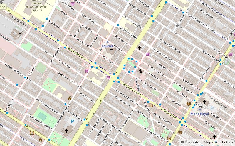 Saint Joseph Boulevard location map