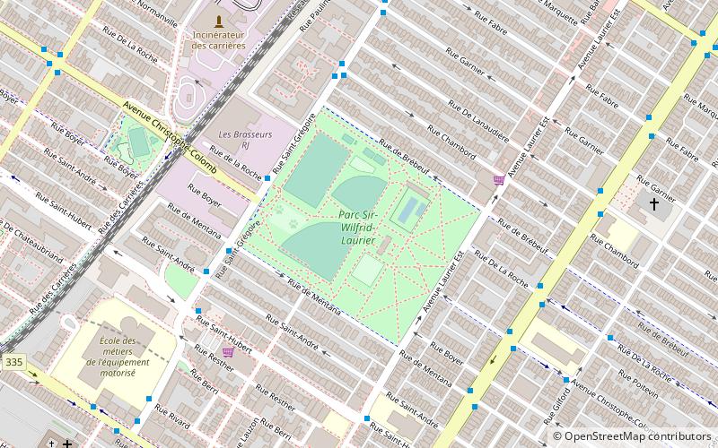 Parc Sir-Wilfrid-Laurier location map