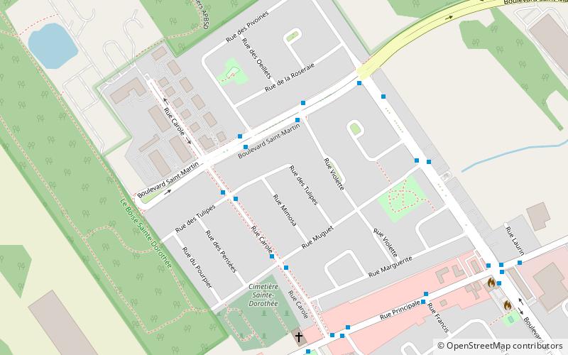 Sainte-Dorothée location map