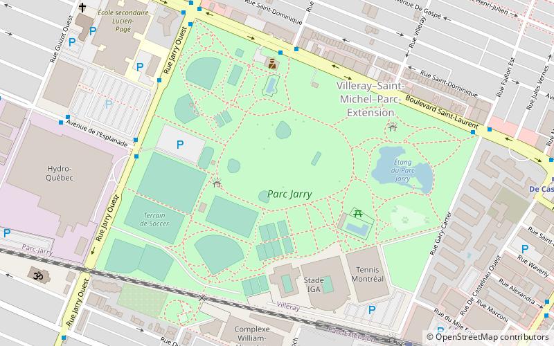 Jarry Park location map