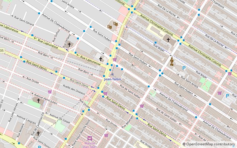rue jean talon montreal location map