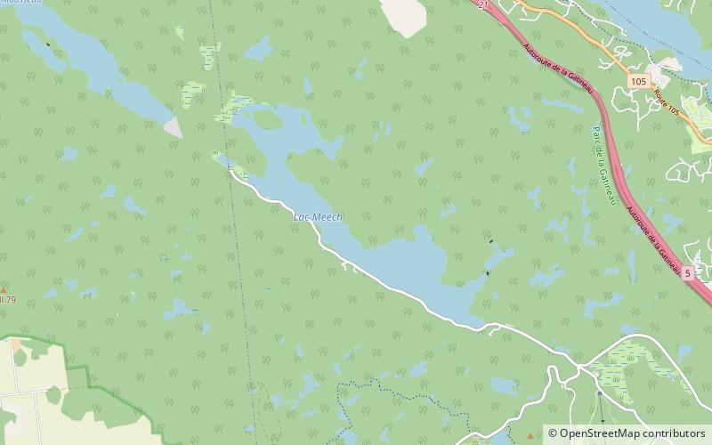 Lac Meech location map