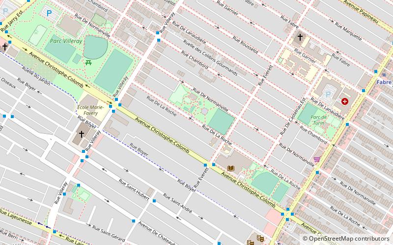 Avenue Christophe-Colomb location map