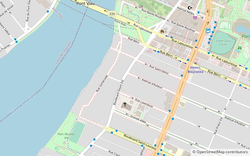 Boulevard Gouin location map