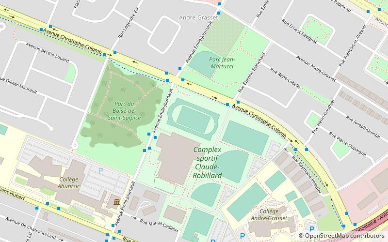 Complexe sportif Claude-Robillard location map