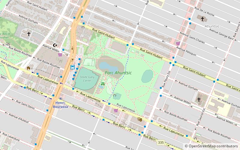 Parque Ahuntsic location map