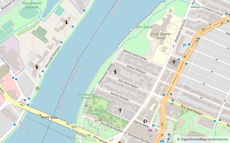 Montreal Zen Center location map