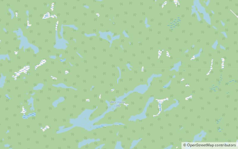 Snowshoe Lake location map