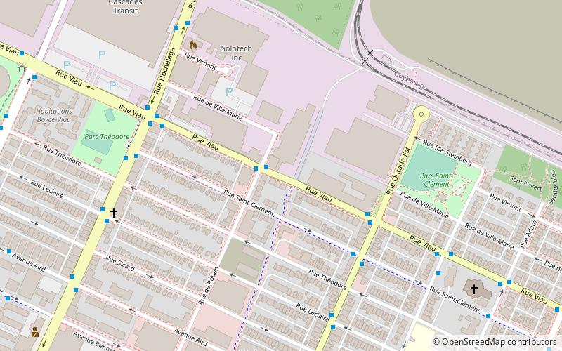 viauville montreal location map