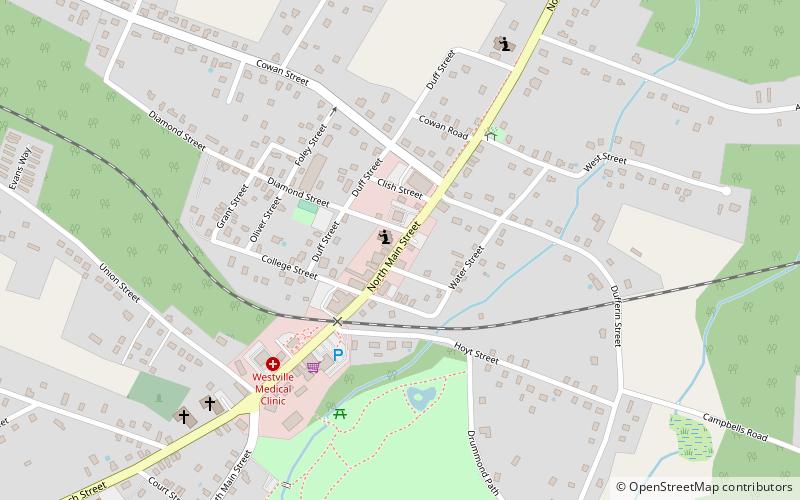 Westville location map