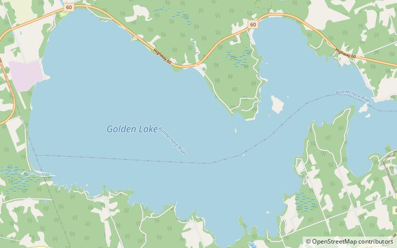 Golden Lake location map